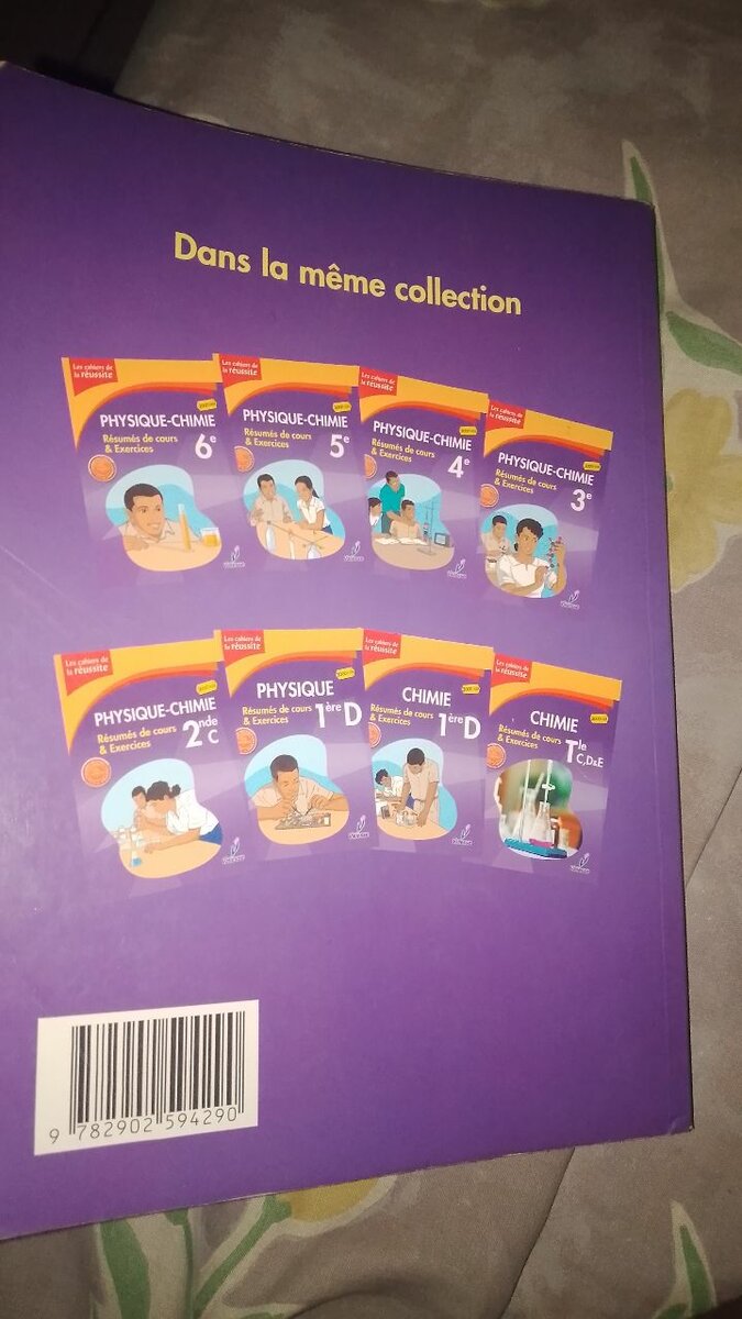 Livre Physique Termes Résumé