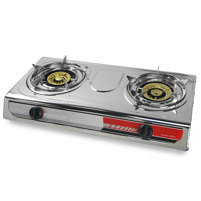 Double burner stove