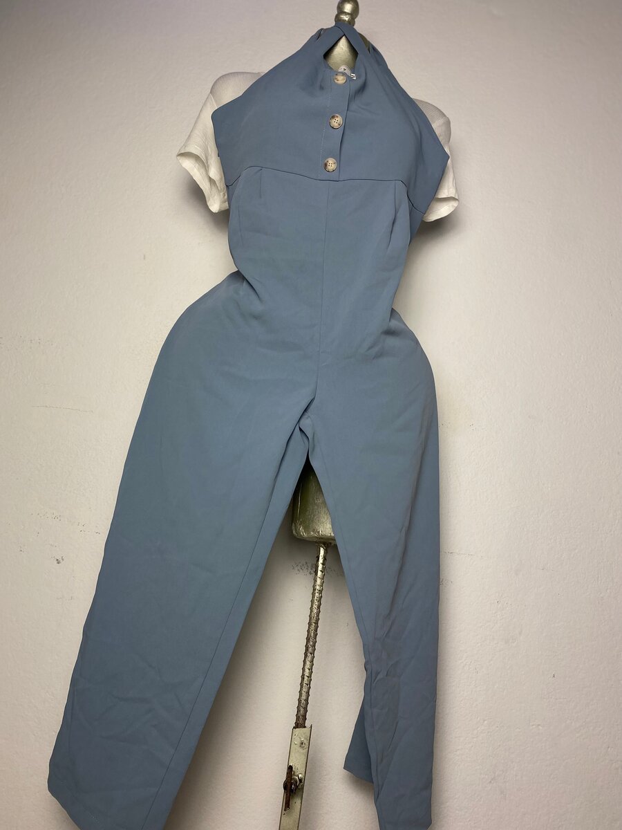 Combinaison élégante bleue