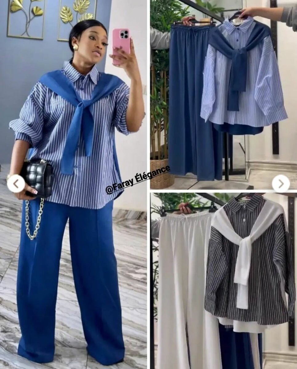 Ensemble Chemise et Pantalon Élégant