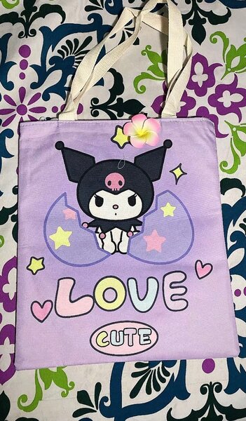 Sac fourre-tout kawaii imprimé