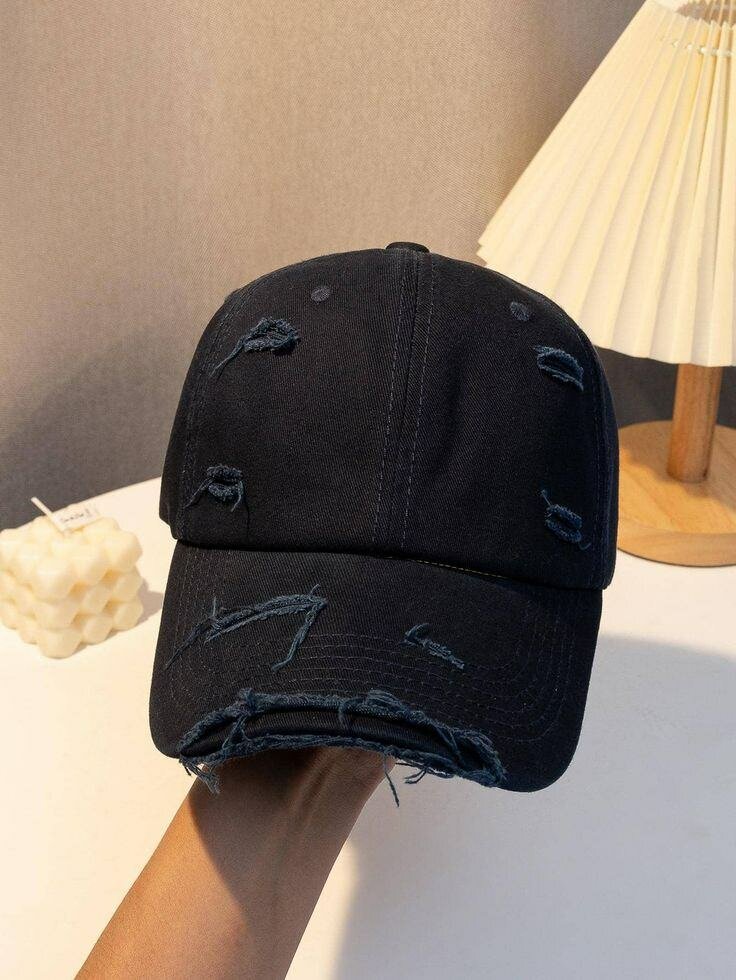 Casquette Baseball Déchirée Mode