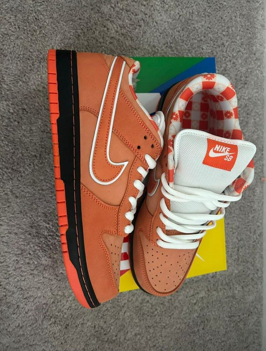 Baskets Nike SB orange