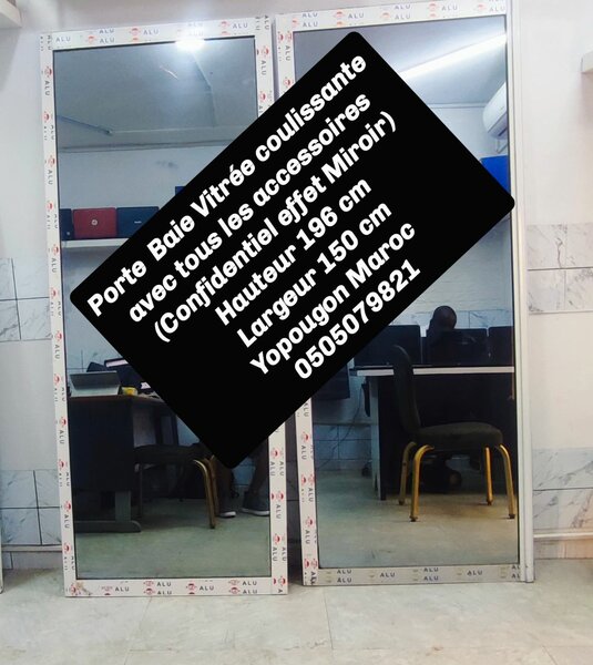 Porte Miroir Coulissante