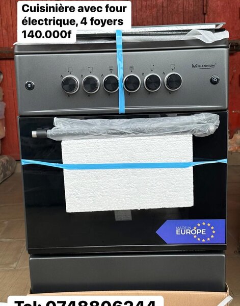 Cuisinière à gaz avec four électrique Millenium