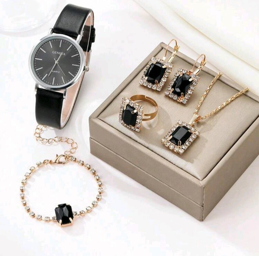 Coffret ensemble montre bijoux