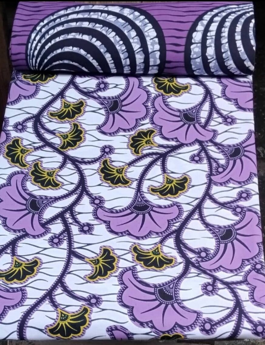 Tissu Wax Africain Coloré