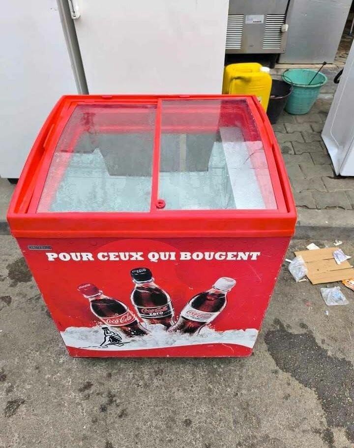 Congélateur Coca-Cola professionnel