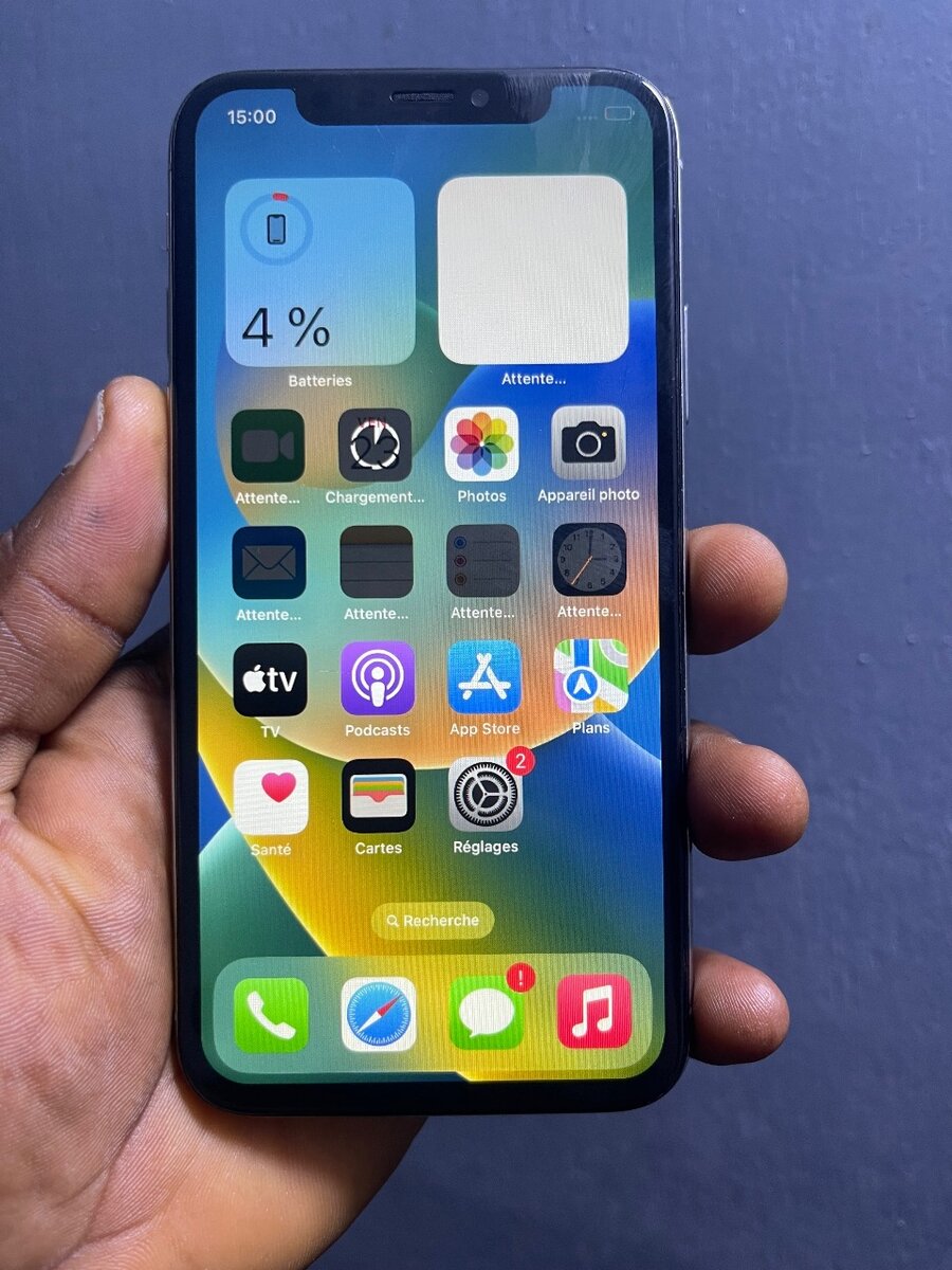 iPhone X 64gb ( vendu avec rec