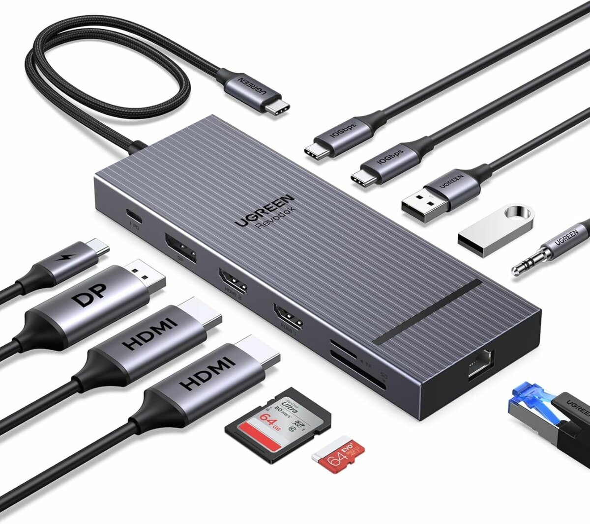 UGREEN USB-C Hub 1000Mbps