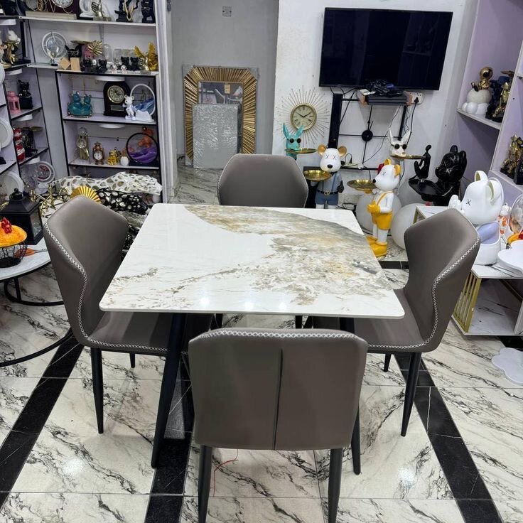 Table à manger moderne 5 pièces