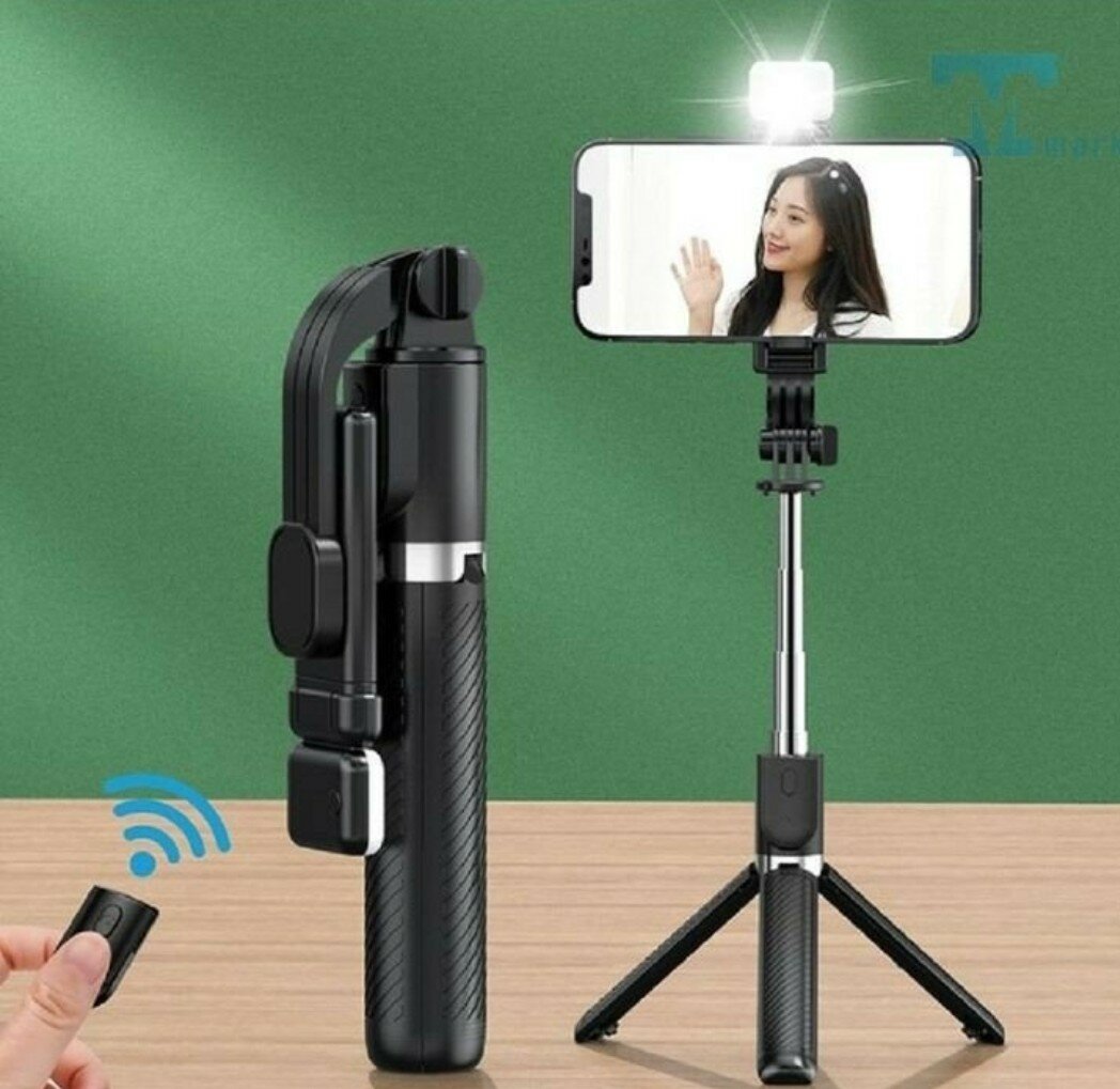 Perche Selfie Trépied Bluetooth