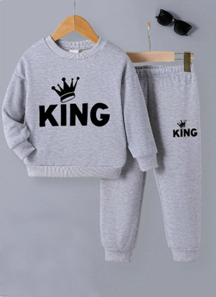 2pcs kids polyester tracksuit