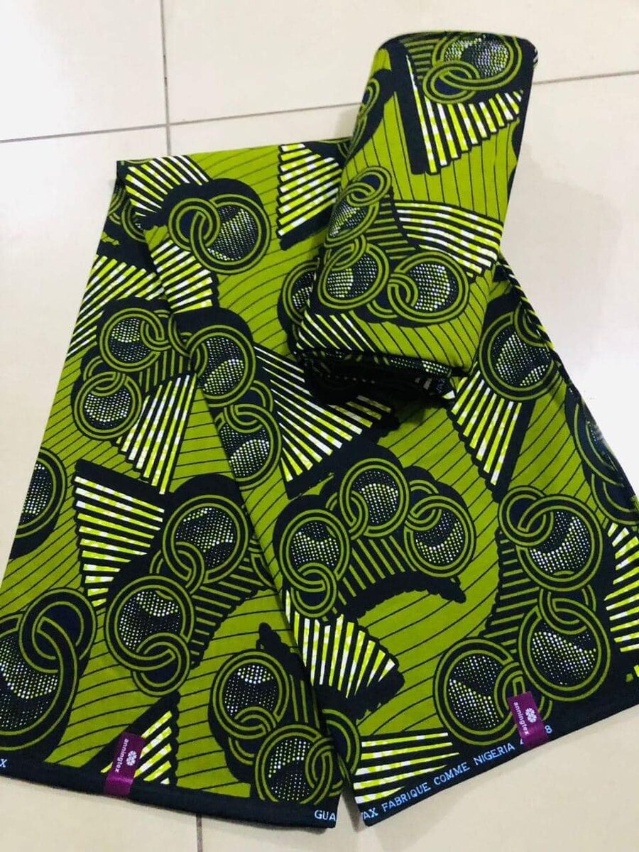 Fabric with a print of 6 meters