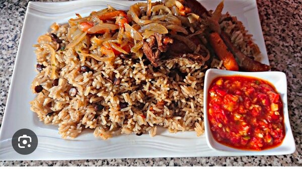 Riz Soumbala au poulet