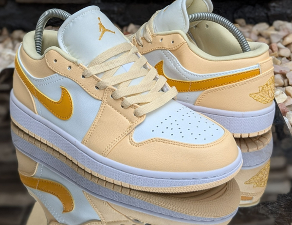 Air Jordan 1 Low Sail Yellow Ochre W