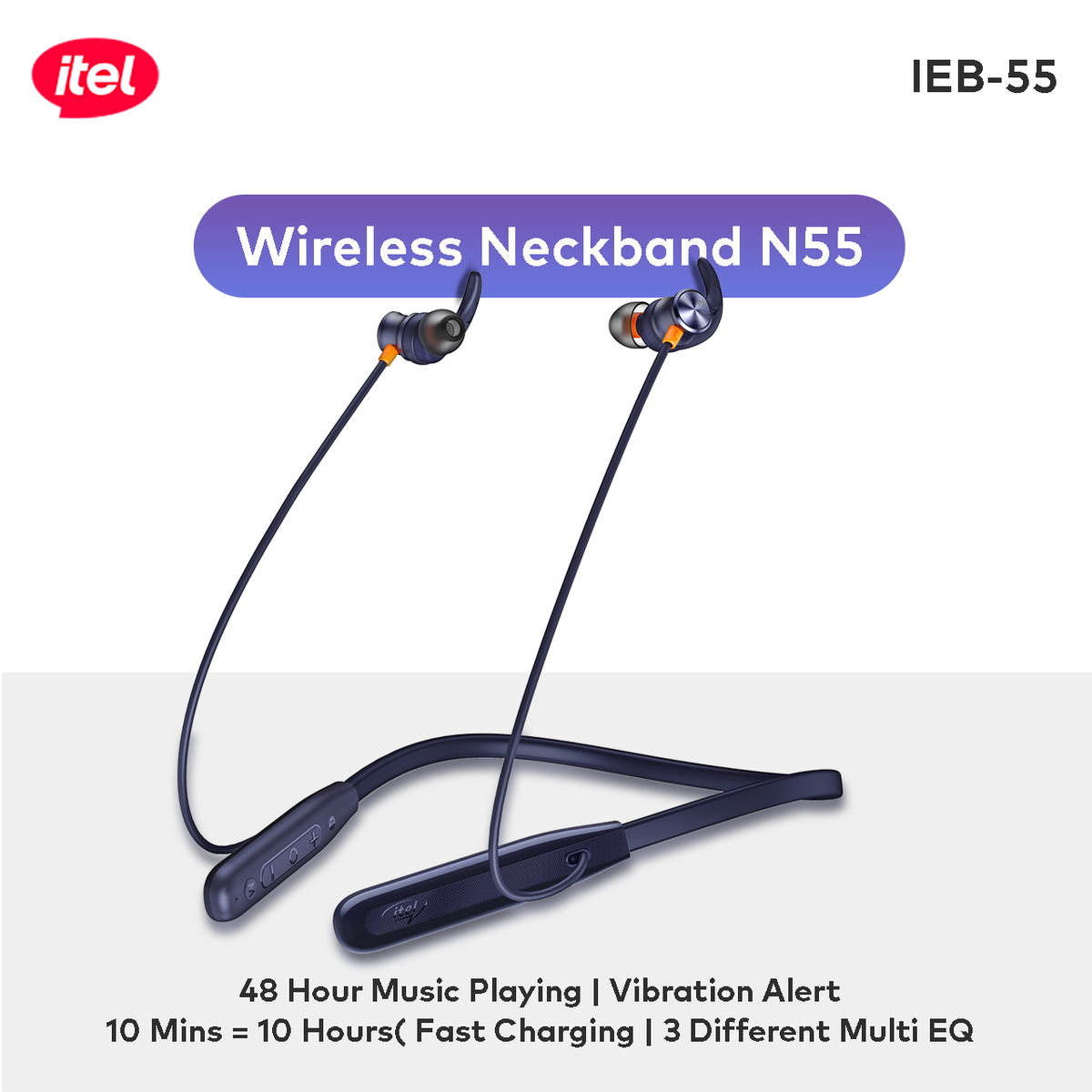 Écouteurs Bluetooth Itel N55