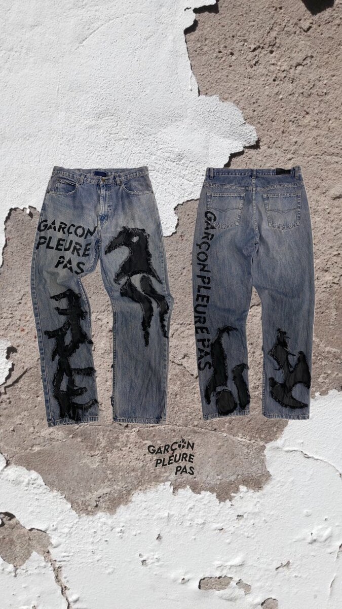 Jeans Baggy« GarçonPleurePas »