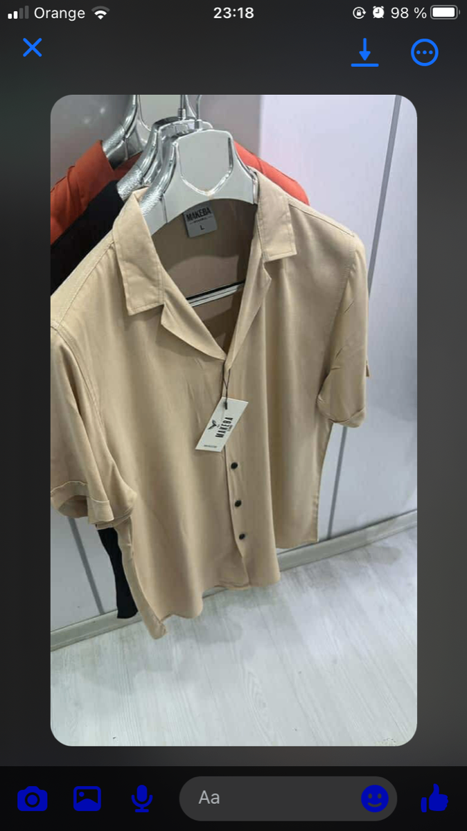 Chemise imprimée tendance