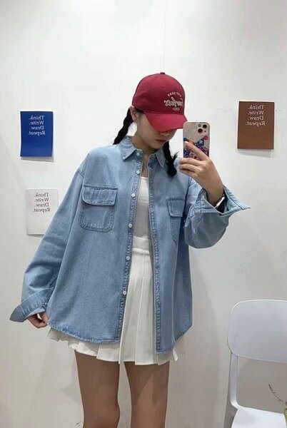 Джинсовая рубашка