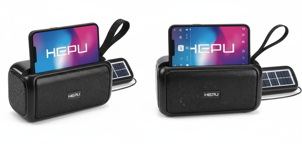 Hepu Enceinte Solaire Portable 8W