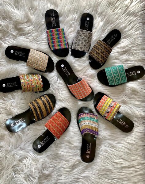 Chic Sandales Perles Été