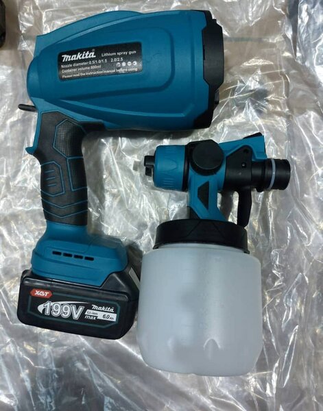 Pistolet à peinture sans fil avec 2 batteries de 199V