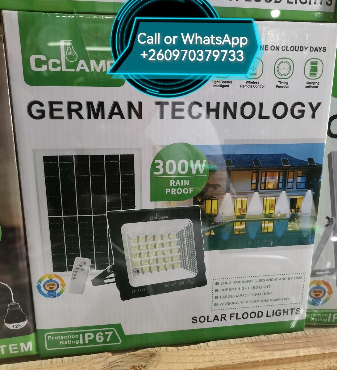 300Watts Solar Flood Lights