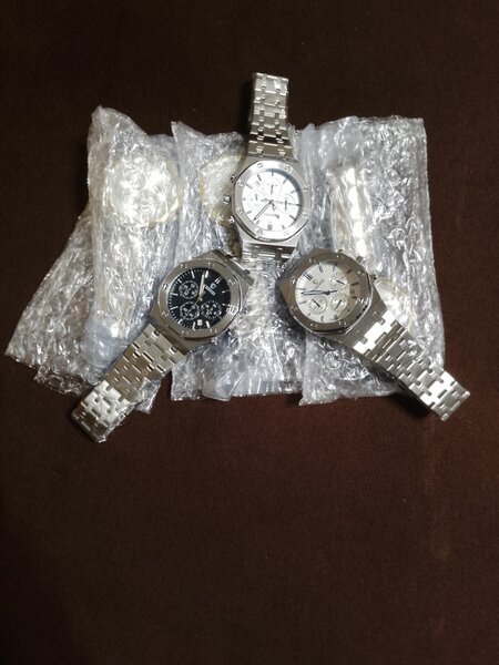 Montre mécanique argenté