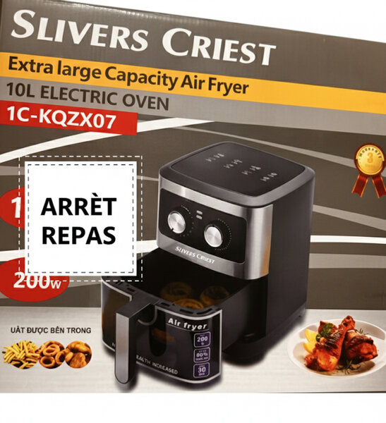 Friteuse à air 10L Slivers Crist