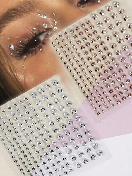 Strass autocollants visage