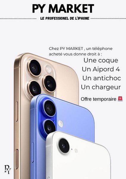 iPhone 15 - 128/256 Go