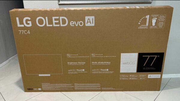 LG OLED C4 77 POUCES 4K 144HZ