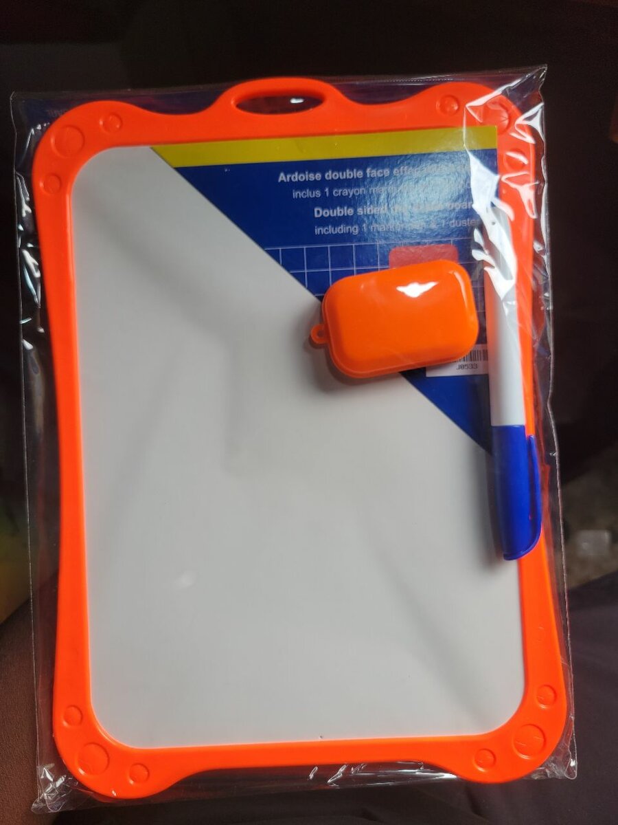 Ardoise double face effaçable