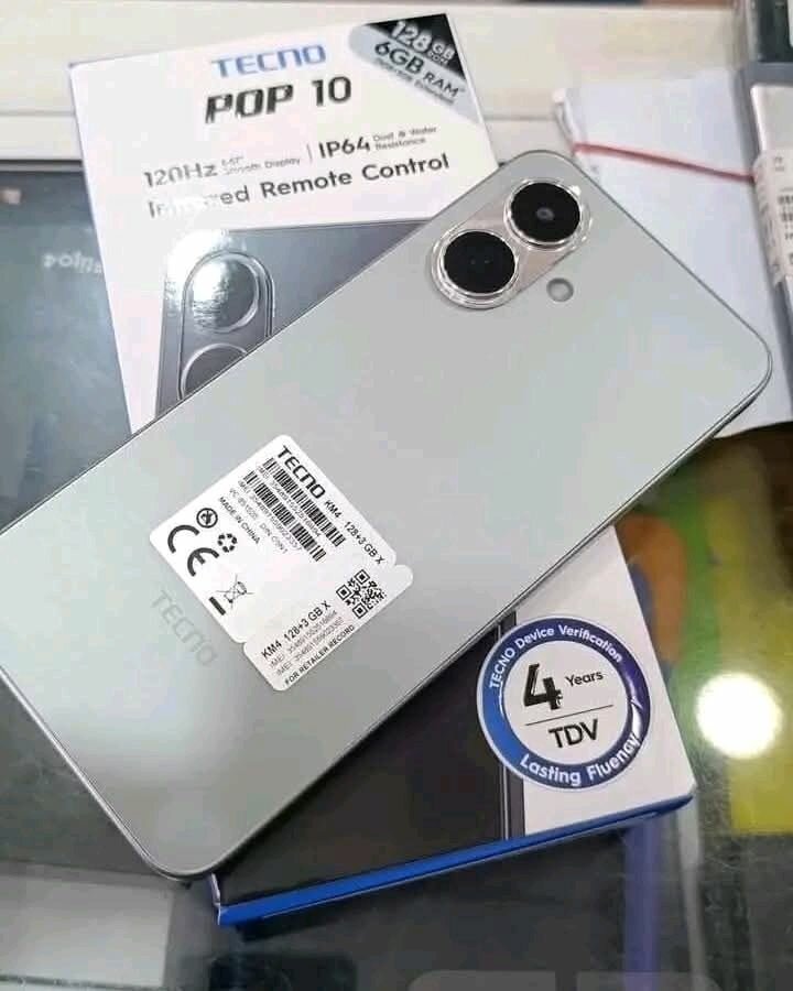 TECNO Pop 10 - 6GB RAM, 128GB