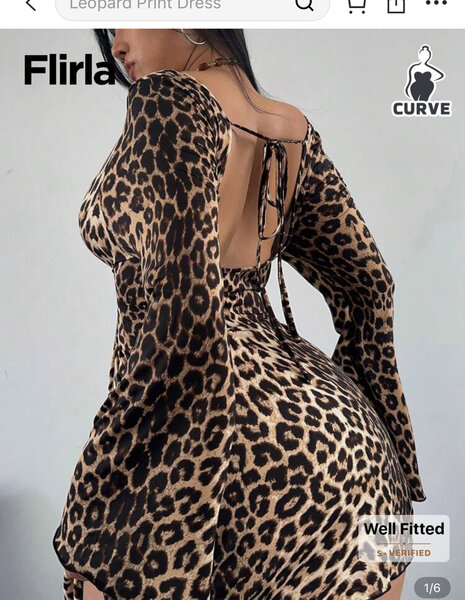 Robe Léopard Glamour Femme