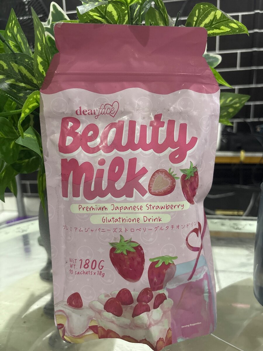 Beauty Milk Fraise Glutathione