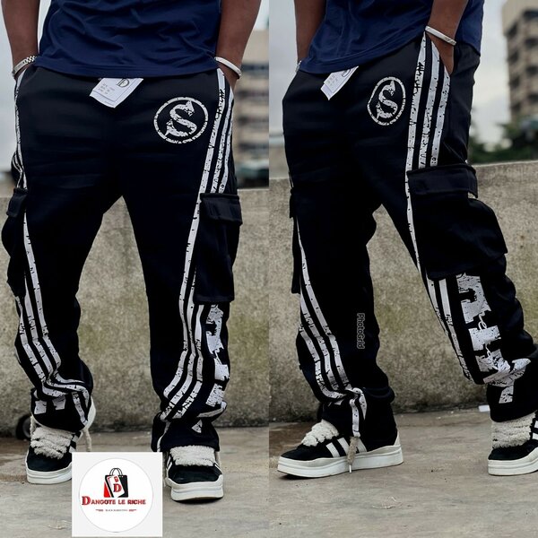 Pantalon cargo streetwear homme