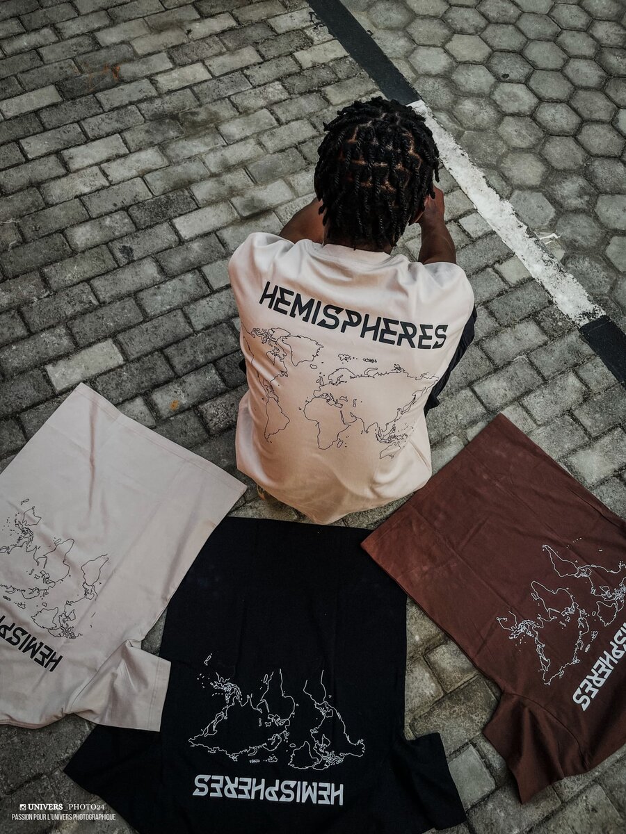 T-shirt Hemispheres Unisexe