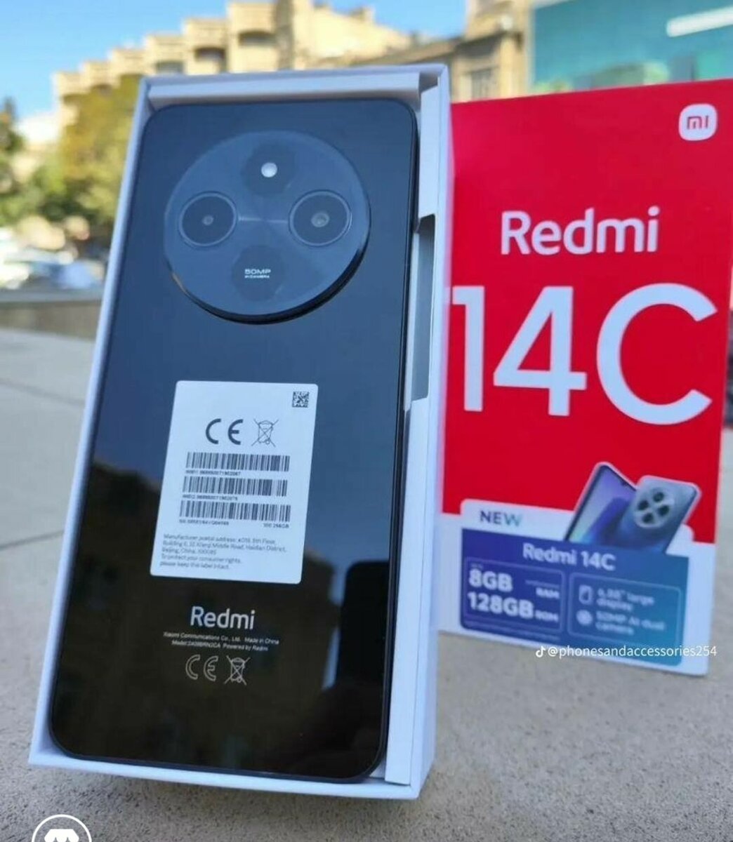 Smartphone Redmi 14C 8GB/128GB