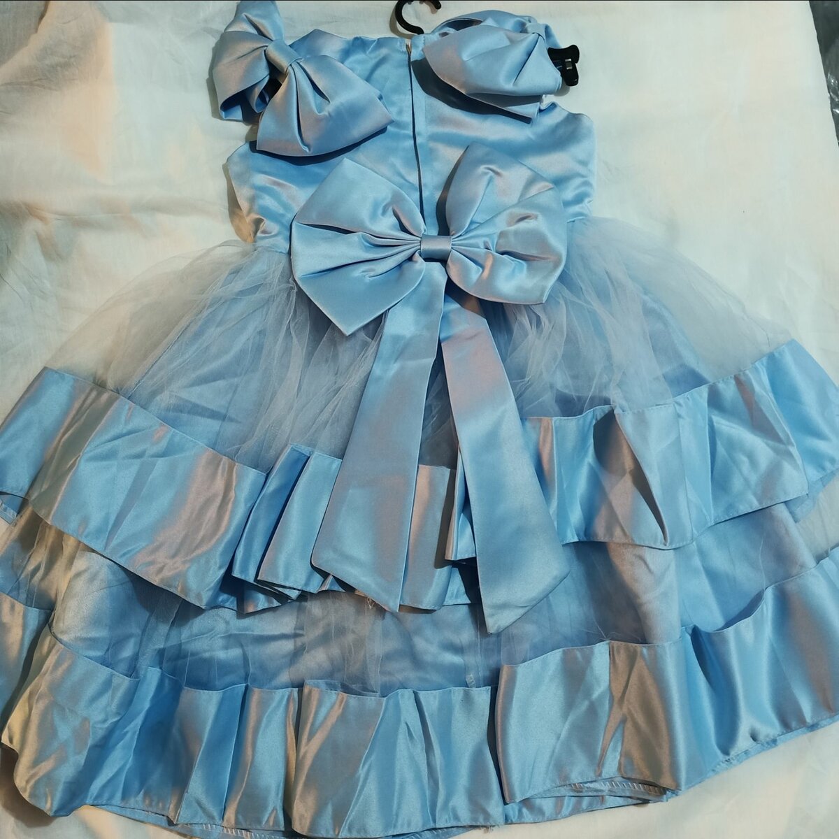 Robe princesse bleu pour petite fille