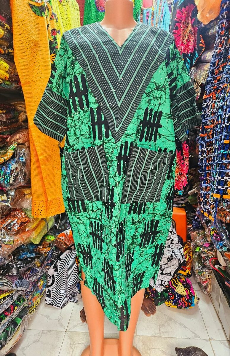 Robe ankara Multicolore