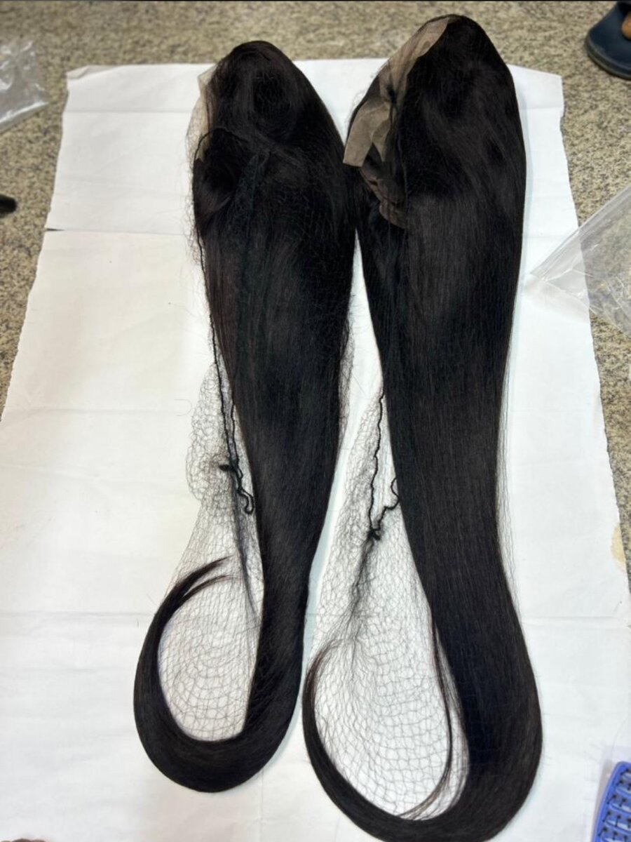 Perruque lace front longue