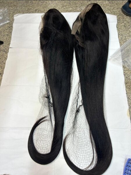 Perruque lace front longue