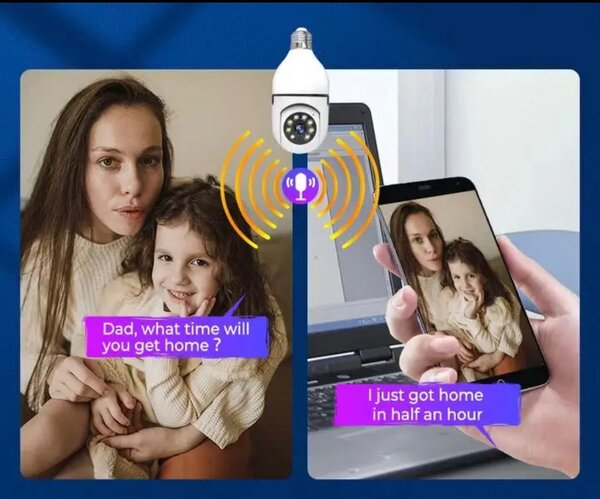 CAMÉRA AMPOULE 2 en 1