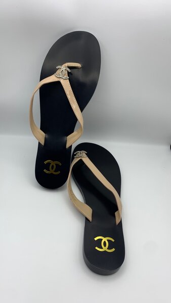 Lovely CHANEL branded slippers available