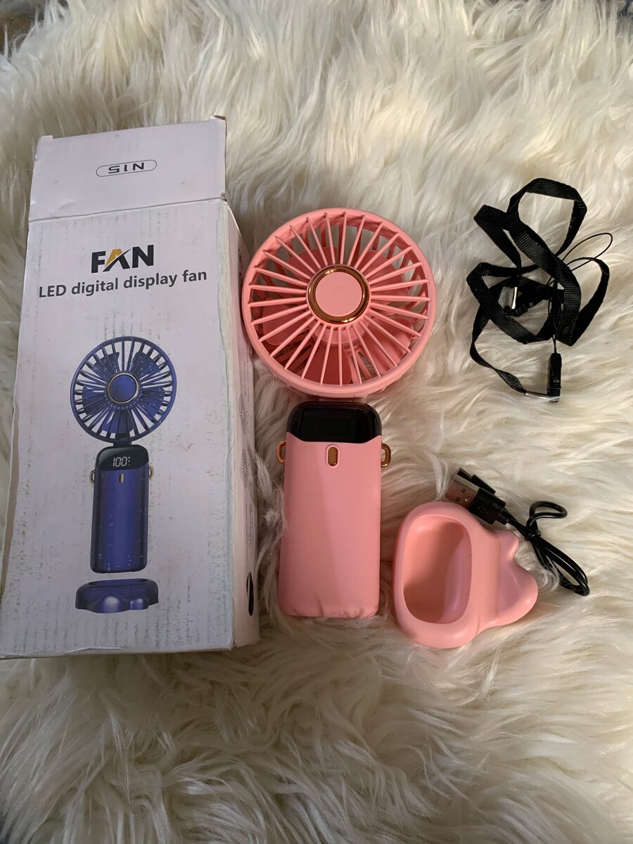 Ventilateur Portable LED