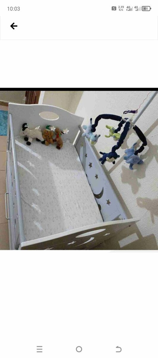 Lit bébé évolutif ciel étoilé