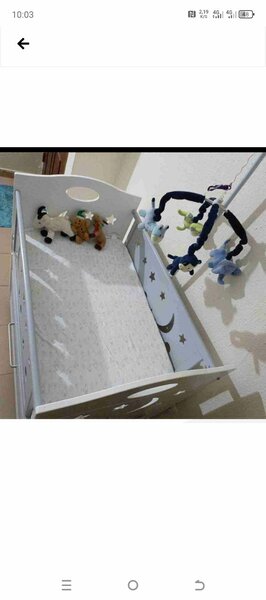 Lit bébé évolutif ciel étoilé