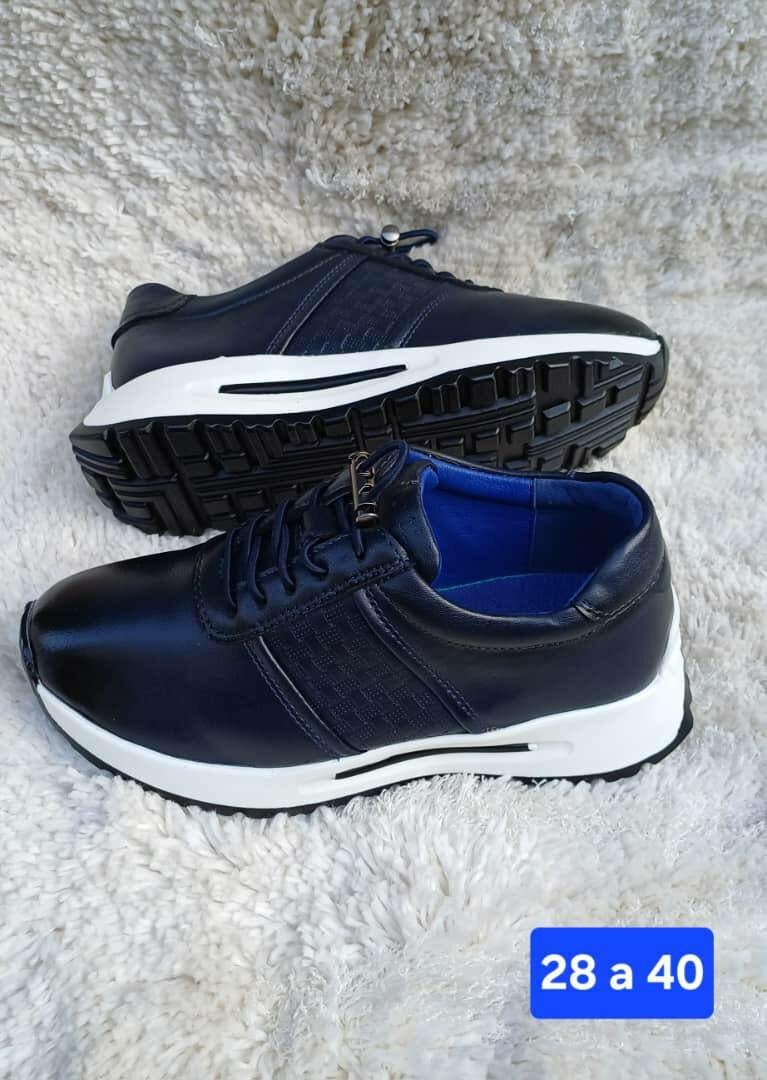 Baskets décontractées en cuir